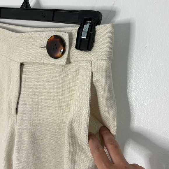 Tory Burch Silk Blend Wide Leg Flare Trousers Pants Size 0 - Picture 4 of 8